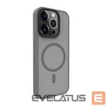 Back panel cover Evelatus Apple iPhone 15 Pro Max Hybird Case With Magsafe PC+TPU Silver