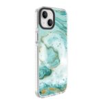 Nugarėlės dėklai Evelatus Apple iPhone 15 PC+TPU With MagSafe Customized Print Blue Marble