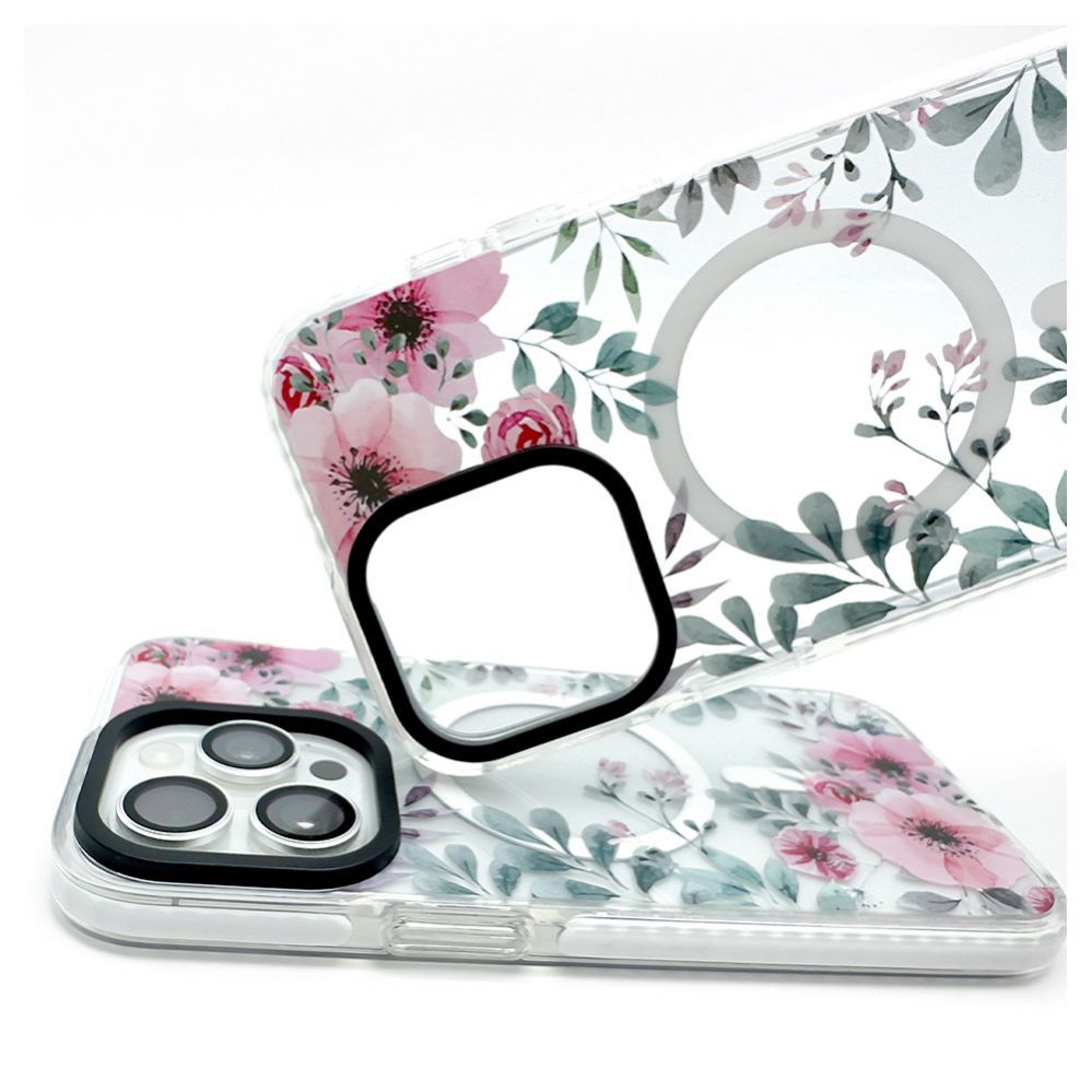 Aizmugurējais vāciņš Evelatus Apple iPhone 15 Pro PC+TPU With MagSafe Customized Print Transparent