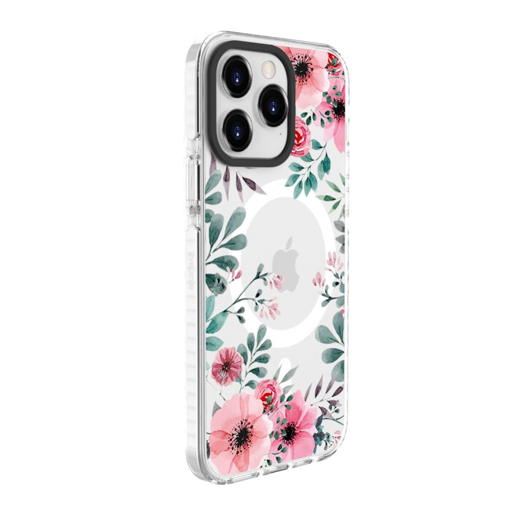 Aizmugurējais vāciņš Evelatus Apple iPhone 15 Pro PC+TPU With MagSafe Customized Print Transparent