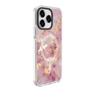 Aizmugurējais vāciņš Evelatus Apple iPhone 15 Pro Max PC+TPU With MagSafe Customized Print Pink