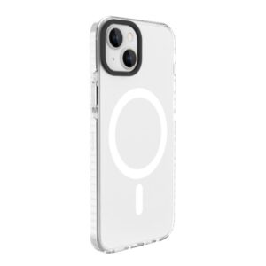 Aizmugurējais vāciņš Evelatus Apple iPhone 15 Plus Clear Case PC+TPU With MagSafe Transparent