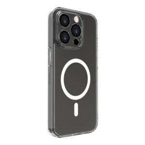 Aizmugurējais vāciņš Evelatus Apple iPhone 15 Pro Max Clear Case With MagSafe and Camera Protection Transparent