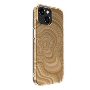 Aizmugurējais vāciņš Evelatus Apple iPhone 15 PC Customized Print Design Desert Gold