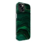 Tagakaaned Evelatus Apple iPhone 15 Plus PC Customized Print Design Marble Green