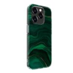 Чехол на заднюю панель Evelatus Apple iPhone 15 Pro PC Customized Print Design Marble Green