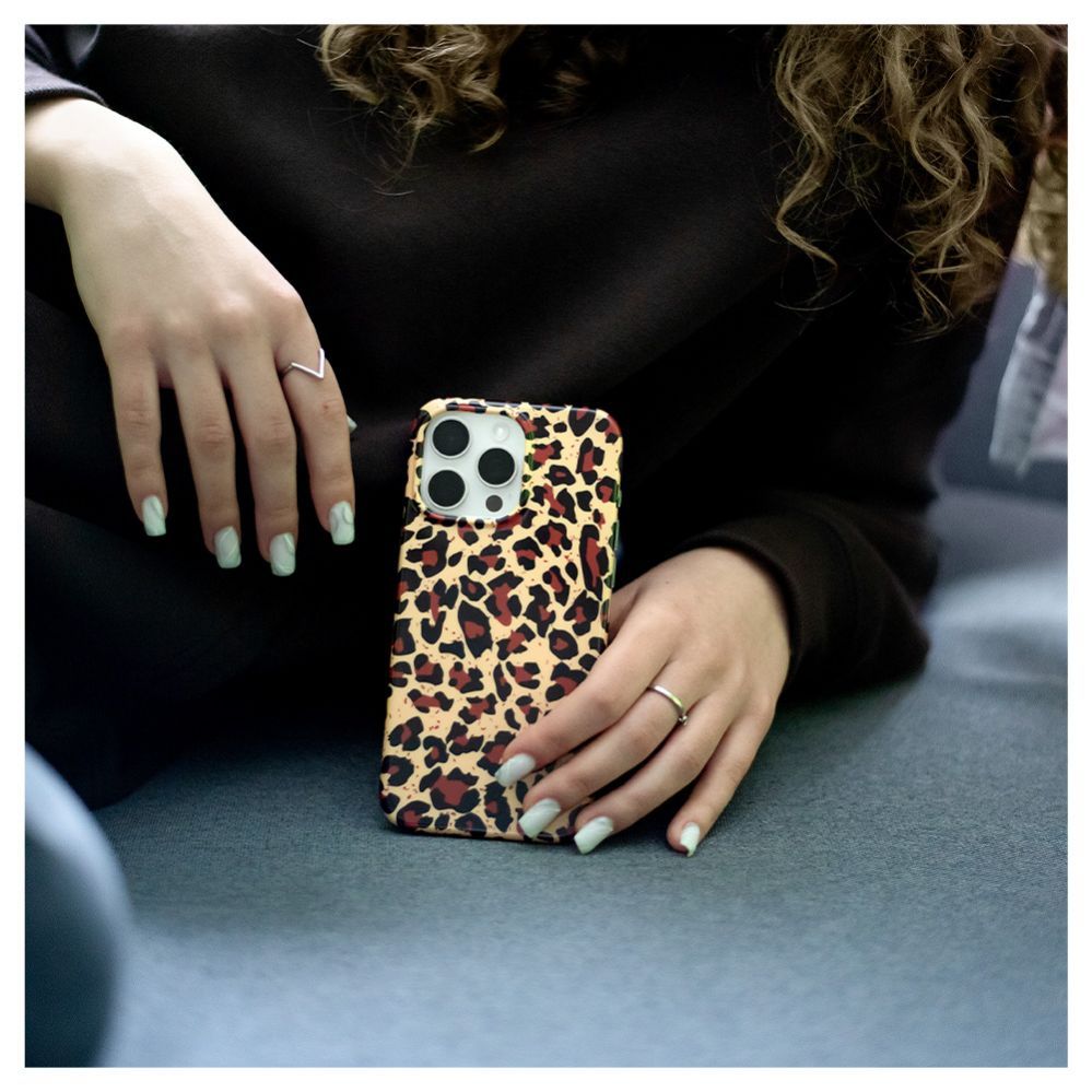 Aizmugurējais vāciņš Evelatus Apple iPhone 15 Pro Max PC Customized Print Design Leopard