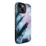 Back panel cover Evelatus Apple iPhone 15 Armor case TPU+PC Customized Print Design Blue Pink