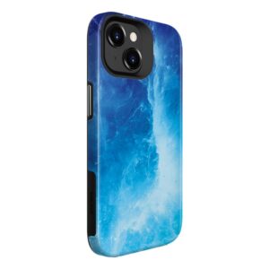 Aizmugurējais vāciņš Evelatus Apple iPhone 15 Armor case TPU+PC Customized Print Design Galaxy Blue