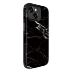 Nugarėlės dėklai Evelatus Apple iPhone 15 Plus Armor case TPU+PC Customized Print Design Marble Black