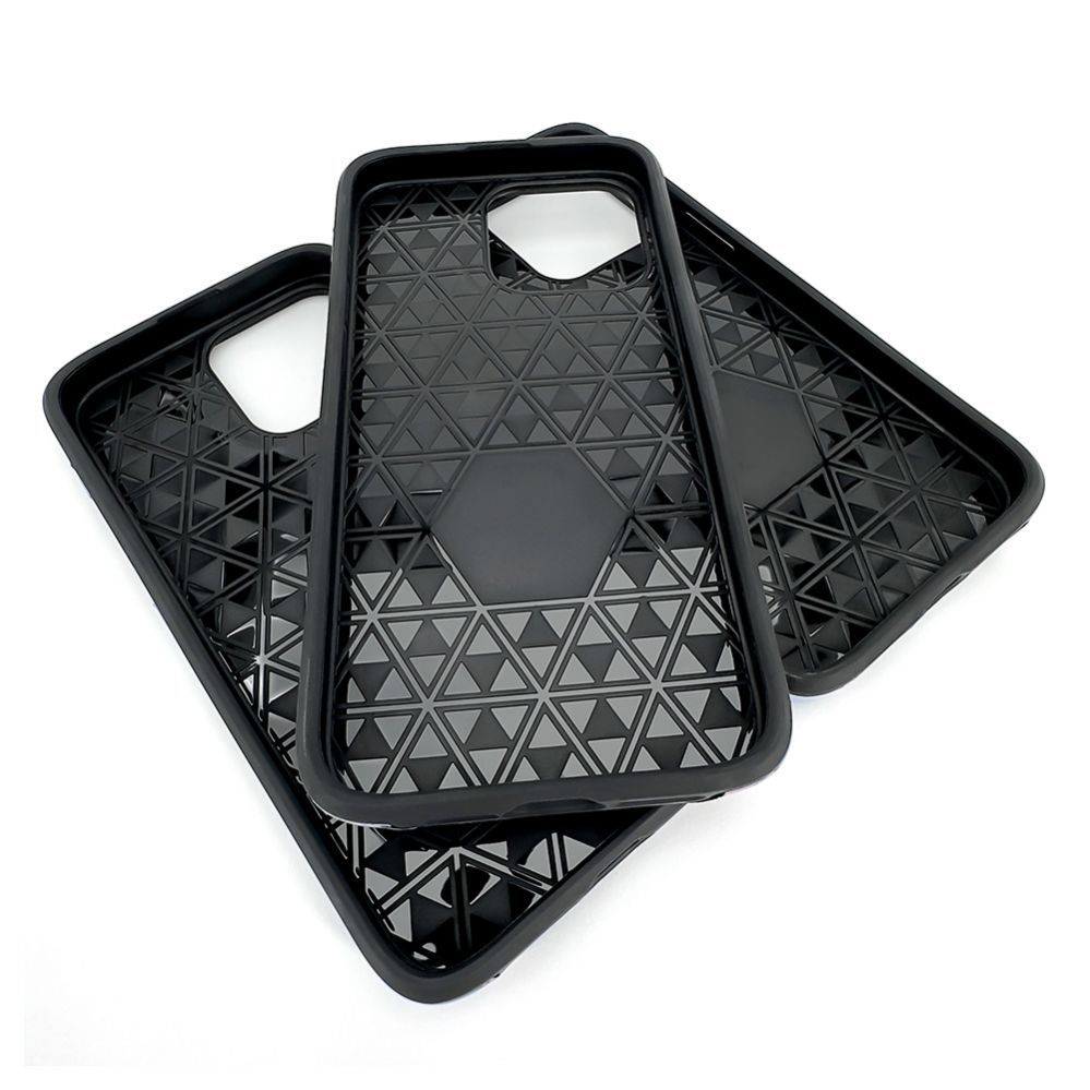 Back panel cover Evelatus Apple iPhone 15 Pro Armor case TPU+PC Customized Print Design Marble Silver