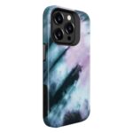 Aizmugurējais vāciņš Evelatus Apple iPhone 15 Pro Armor case TPU+PC Customized Print Design Blue Pink