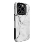 Back panel cover Evelatus Apple iPhone 15 Pro Max Armor case TPU+PC Customized Print Design Marble White