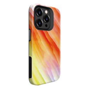 Aizmugurējais vāciņš Evelatus Apple iPhone 15 Pro Max Armor case TPU+PC Customized Print Design Yellow Orange