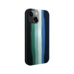 Чехол на заднюю панель Evelatus Apple iPhone 15 Silicone case Multi-Colored Green
