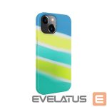 Aizmugurējais vāciņš Evelatus Apple iPhone 15 Plus Silicone case Multi-Colored Yellow Green