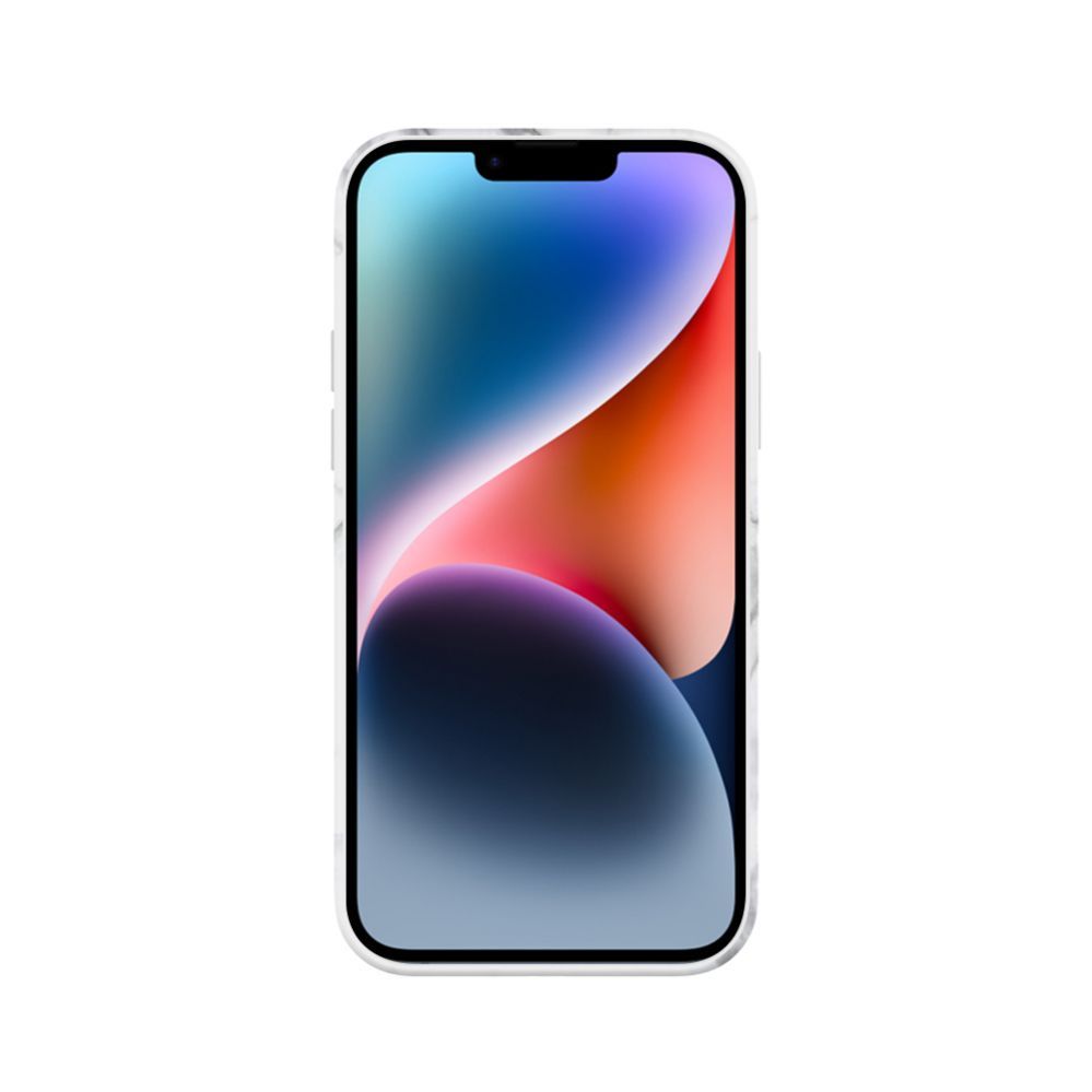 Aizmugurējais vāciņš Evelatus Apple iPhone 15 Premium Silicone case Customized Print White