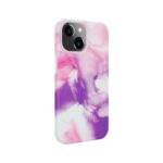 Back panel cover Evelatus Apple iPhone 15 Plus Premium Silicone case Customized Print Purple