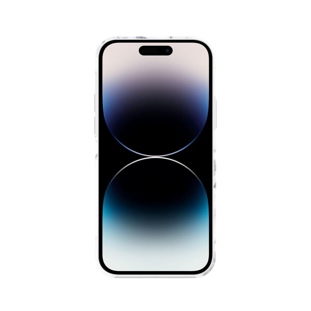 Back panel cover Evelatus Apple iPhone 15 Pro Premium Silicone case Customized Print White