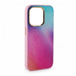 Back panel cover iLike Apple iPhone 15 Print Desire Customized Diamonds Case Pink