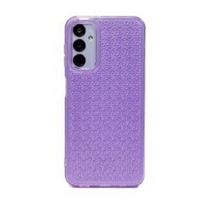 Aizmugurējais vāciņš iLike Samsung Galaxy A14 5G Silicone case Shine Transparent Violet