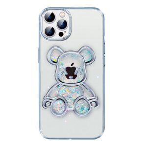 Tagakaaned iLike Apple iPhone 13 Pro Silicone Case Print Desire Bear Silver