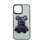 Aizmugurējais vāciņš iLike Apple iPhone 14 Silicone Case Print Desire Bear Black