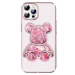 Чехол на заднюю панель iLike Apple iPhone 15 Pro Silicone Case Print Desire Bear Pink