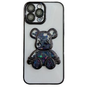 Tagakaaned iLike Apple iPhone 15 Pro Silicone Case Print Desire Bear Black