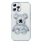 Чехол на заднюю панель iLike Apple iPhone 15 Pro Max Silicone Case Print Desire Bear Silver