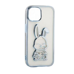 Aizmugurējais vāciņš iLike Apple iPhone 11 Silicone Case Print Desire Rabbit Blue