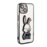 Tagakaaned iLike Apple iPhone 15 Silicone Case Print Desire Rabbit Black