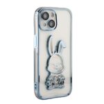 Чехол на заднюю панель iLike Apple iPhone 15 Silicone Case Print Desire Rabbit Blue