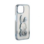 Tagakaaned iLike Apple iPhone 15 Pro Silicone Case Print Desire Rabbit Blue