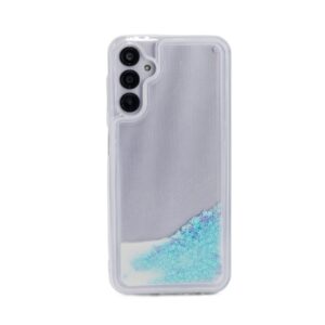 Back panel cover iLike Samsung Galaxy A54 5G Silicone Case Water Glitter Blue