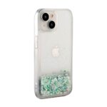 Чехол на заднюю панель iLike Apple iPhone 15 Silicone Case Water Glitter Silver