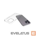 Tagakaaned Evelatus Apple iPhone 15 Pro Max Clear Silicone Case 1.5mm TPU Transparent