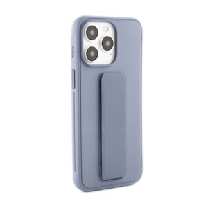 Nugarėlės dėklai iLike Apple iPhone 15 Pro Silicone Case with stand Purple