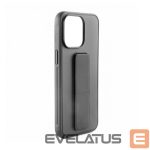 Back panel cover iLike Apple iPhone 14 Silicone Case with stand Black