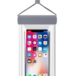 Maciņš universāla kabata iLike Universal Waterproof phone pouch 115 mm x 220 mm pool beach bag Gray