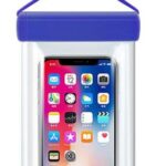 Universalus sporto dėklas iLike Universal Waterproof phone case 115 mm x 220 mm pool beach bag Blue