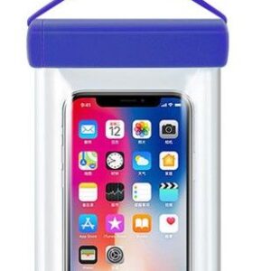 Case universal for sports iLike Universal Waterproof phone case 115 mm x 220 mm pool beach bag Blue