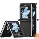 Tagakaaned Dux Ducis - Galaxy Z Flip5 5G Flip Leather Case Wallet Black