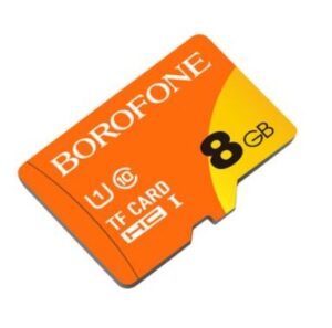 Atmiņas kartes Borofone  MEMORY CARD 8GB SDHC CLASS10 75MB/S MICROSD