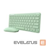 Arvuti klaviatuur Trust  KEYBOARD +MOUSE WRL LYRA/GREEN 24942 