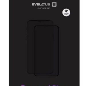 Protective glass Evelatus Apple iPhone 15 Privacy Rubber Anti-Broken 3D Glass Full Cover Japan Glue Anti-Static