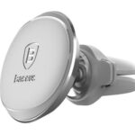 Automatinis laikiklis Baseus  Magnetic car holder ventilation grille (Overseas Edition) Silver