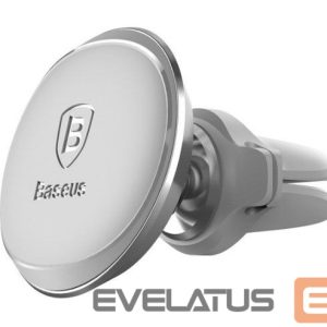 Auto holder Baseus  Magnetic car holder ventilation grille (Overseas Edition) Silver