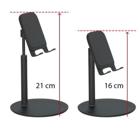 Universaalne telefonihoidja (Popsocket) iLike Universal Telescopic Desktop Bracket phone tablet holder (K3S) Black