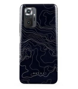 Nugarėlės dėklai iLike Xiaomi Redmi Note 10 Pro Burga Drifting Shores - Line Art Tough Case